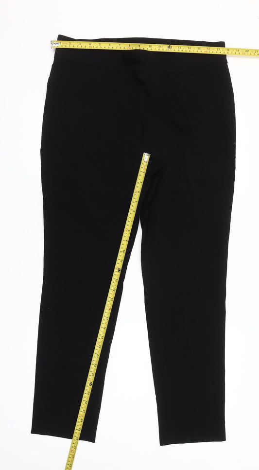 Chico's Women's Black Perfect Stretch Leggings Size 14 L Regular