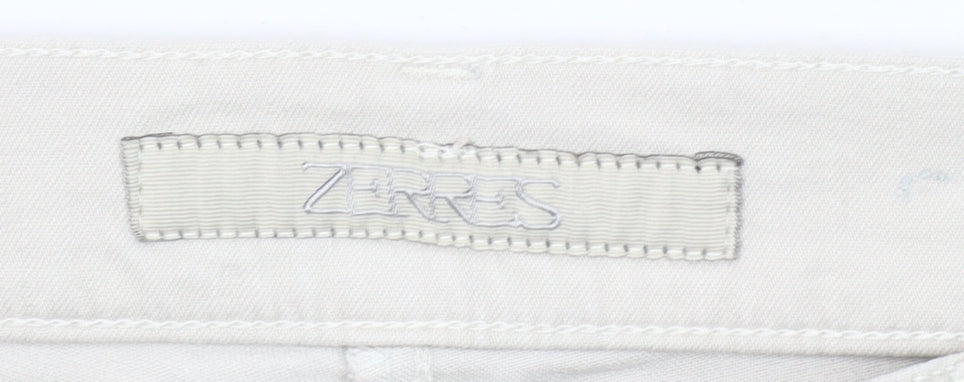 Zerres Women’s Beige Comfort Waist Straight Jeans Size 20
