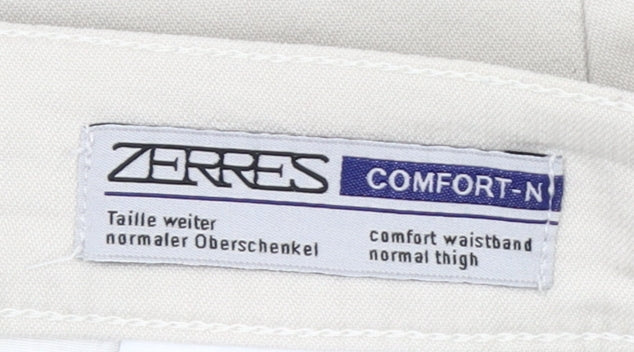 Zerres Women’s Beige Comfort Waist Straight Jeans Size 20