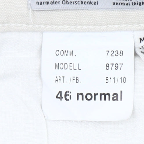 Zerres Women’s Beige Comfort Waist Straight Jeans Size 20