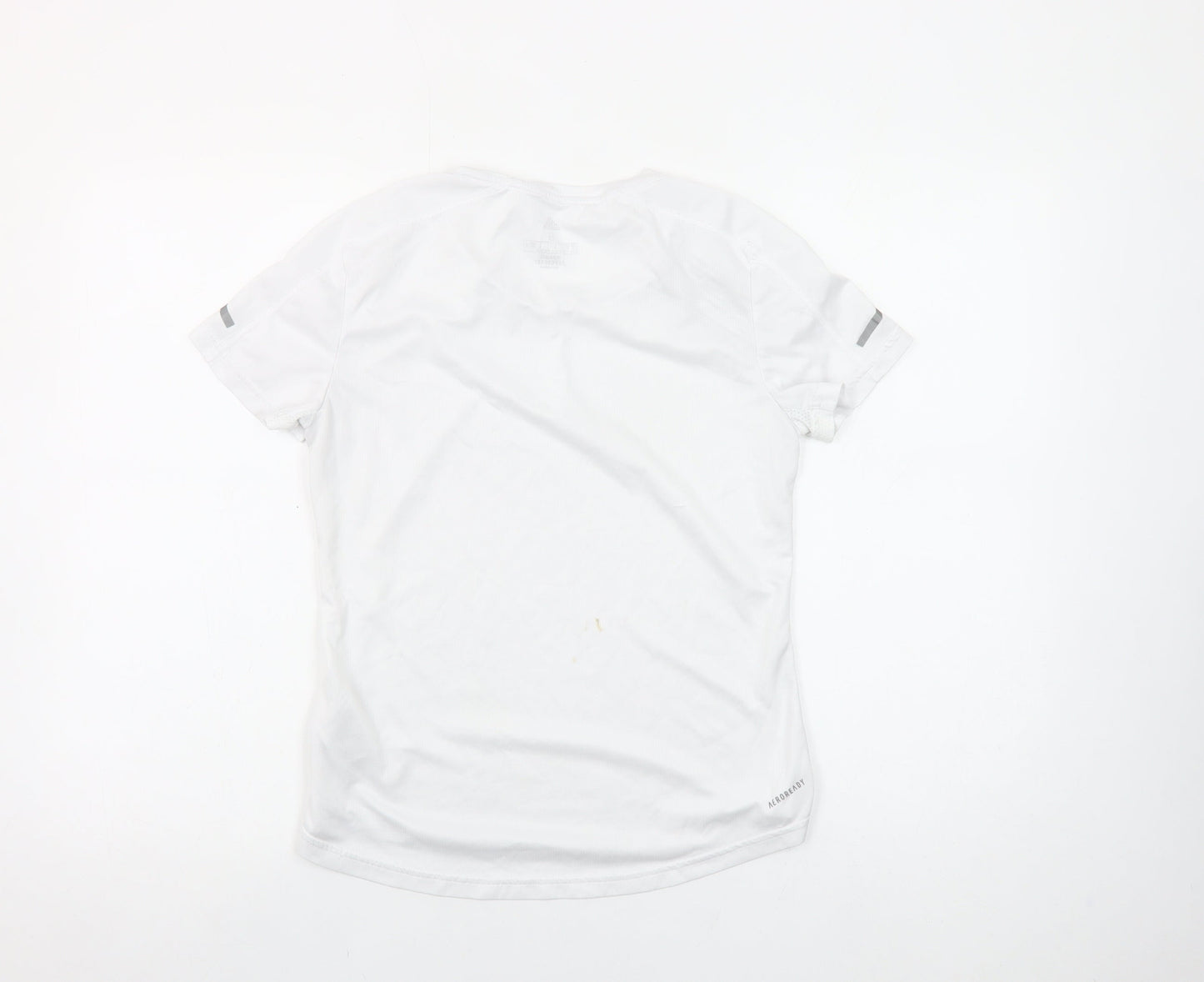 Adidas Womens White Aeroready Running T-Shirt Size S