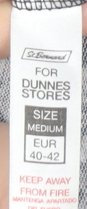 St. Bernard for Dunnes Women’s Grey Geometric 3/4 Sleeve Blouse Size 12