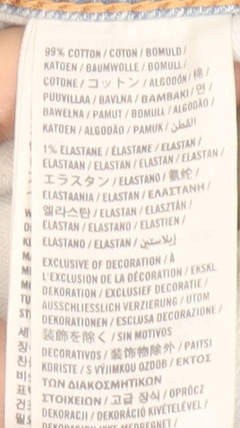 Abercrombie & Fitch Women Blue Distressed Skinny Jeans W26 Size 2