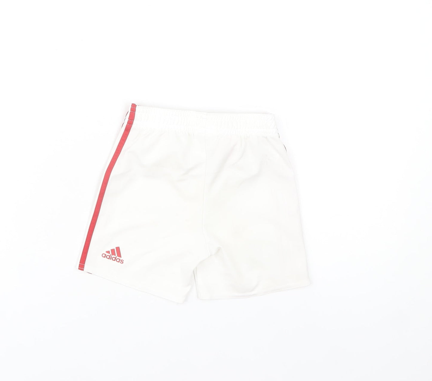 Adidas Boys White Manchester United Athletic Shorts 12-18 Months