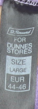 St. Bernard for Dunnes Stores Women’s Purple Fleece Jacket Size 16