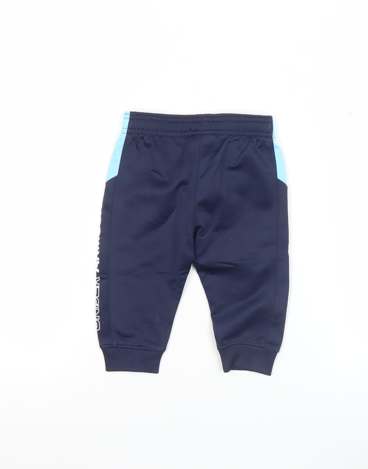 Under Armour Unisex Baby Blue Jogger Trousers 3-6 Months Polyester Blend