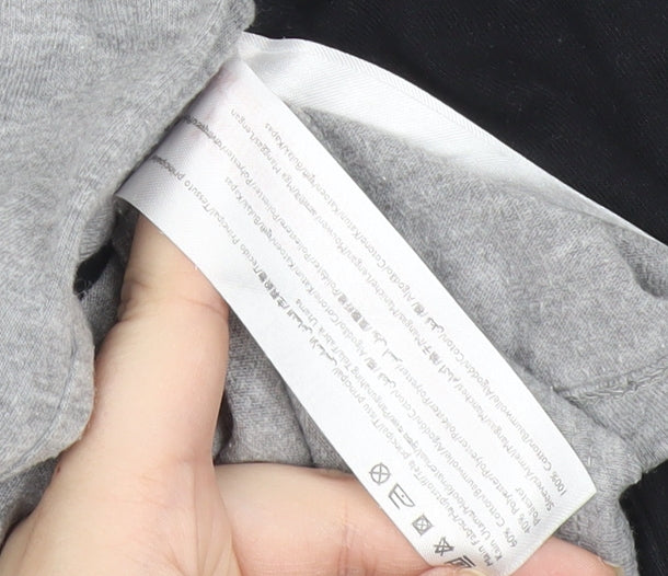 Jack Wills Men’s Grey & Black Long Sleeve Raglan Top Size L