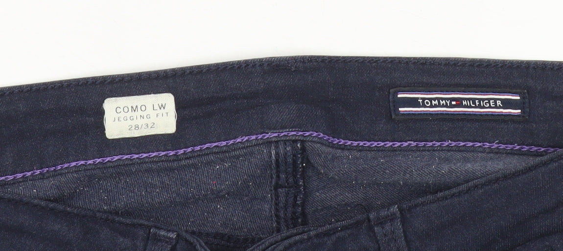 Tommy Hilfiger Women's Blue Low Rise Jegging Fit Jeans Size 10