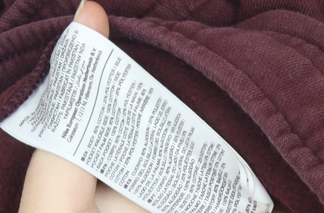 Nike Men's Brown Fleece Jogger Sweatpants M Regular Fit Activewear