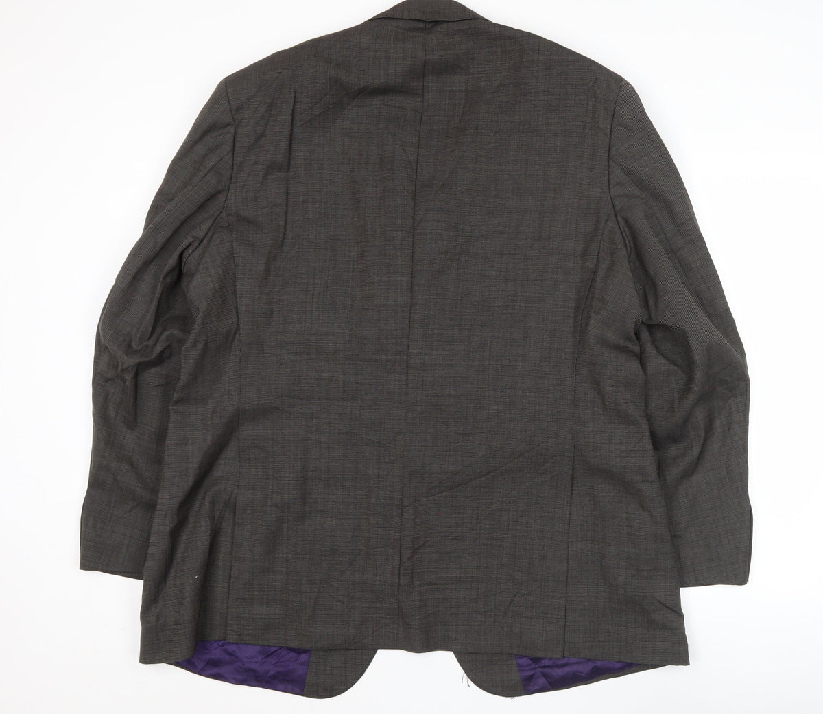 Marks and Spencer Men's Brown Wool Blazer Jacket 46R Classic Fit