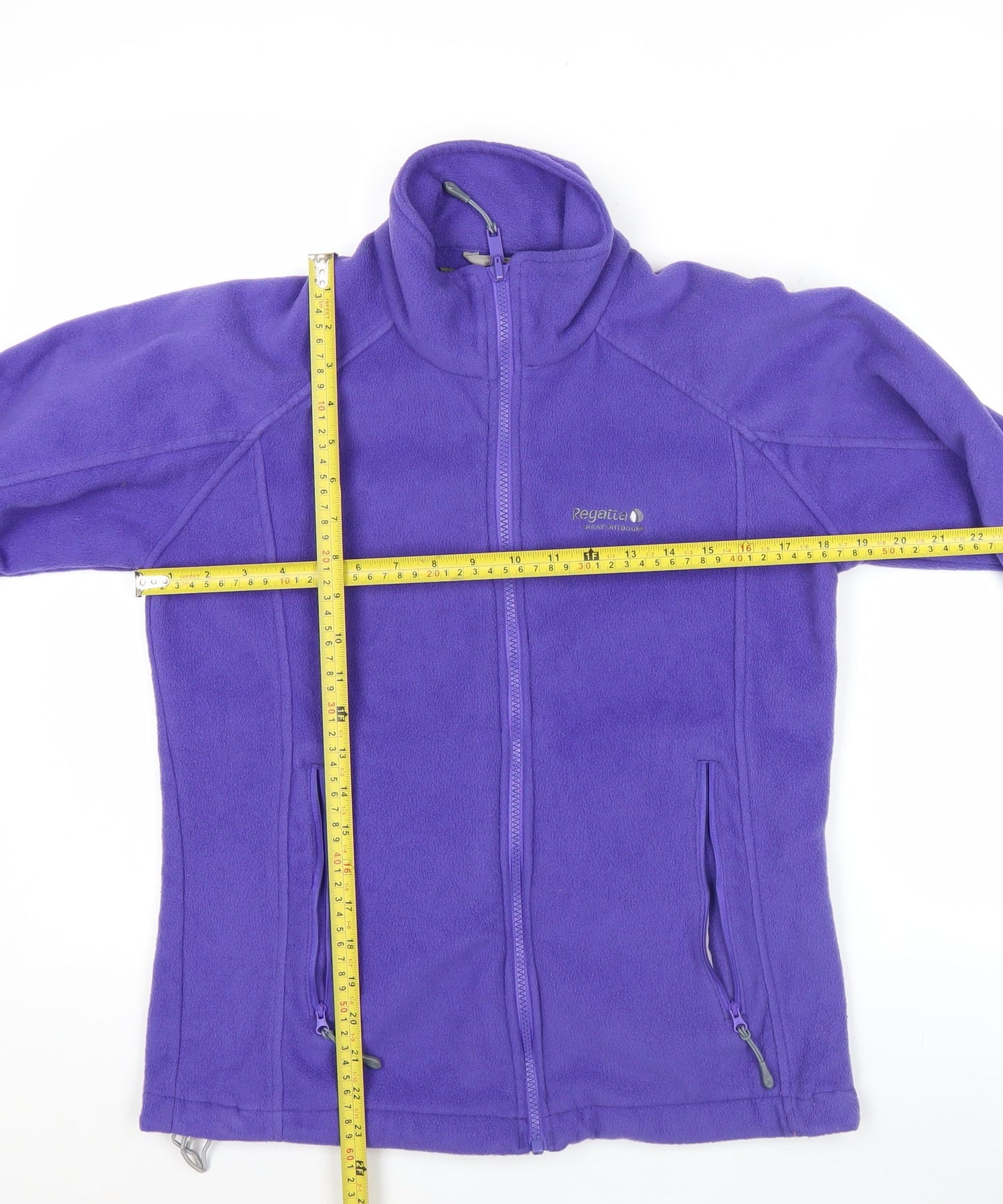 Regatta Women's Purple Fleece Full Zip Jacket Size 10