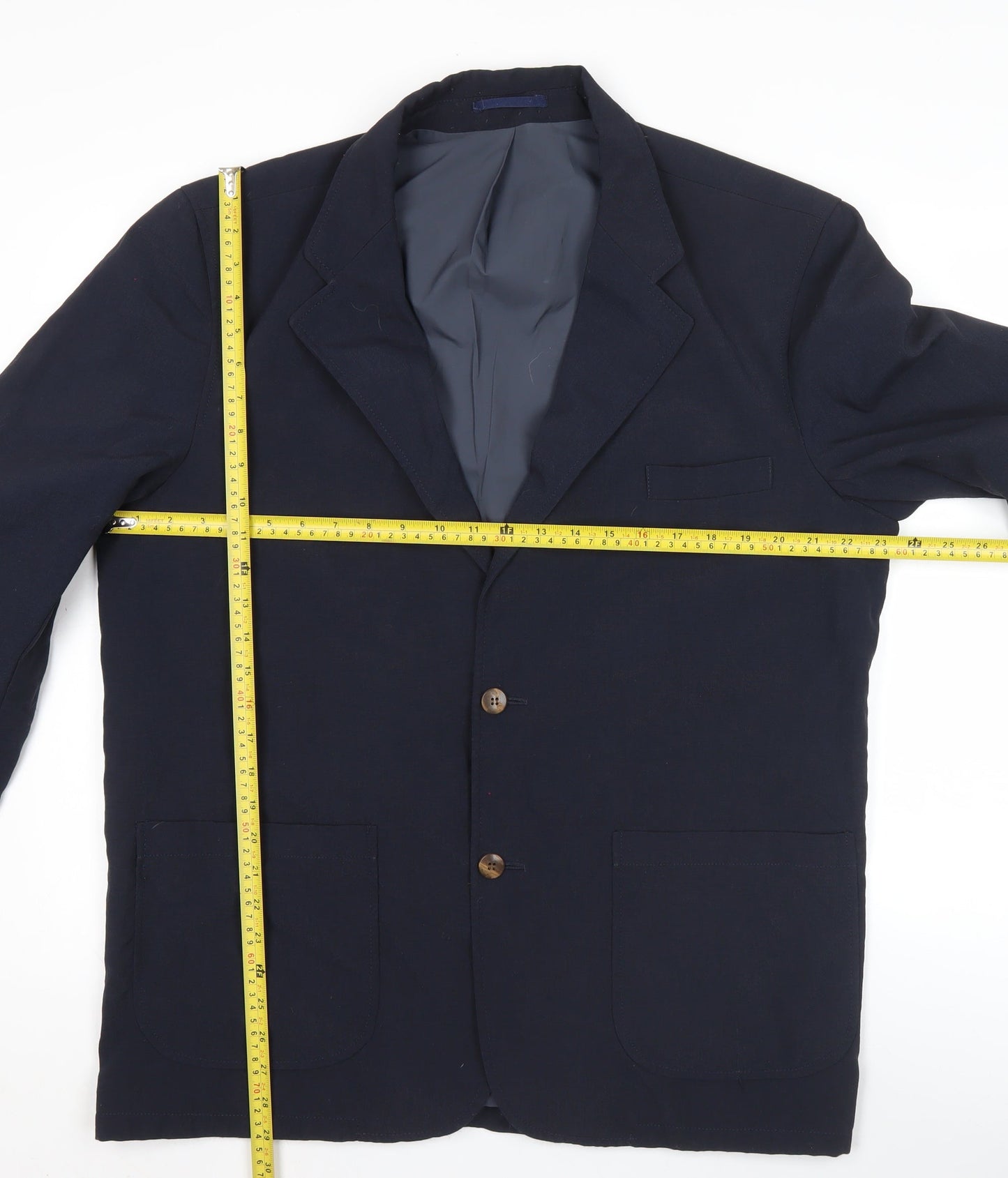 Rohan Men’s Blue Global Travel Blazer Jacket 42 in Polyamide Lined