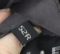 Jaeger Men's Grey Wool Double-Breasted Blazer 52R Peak Lapel Classic