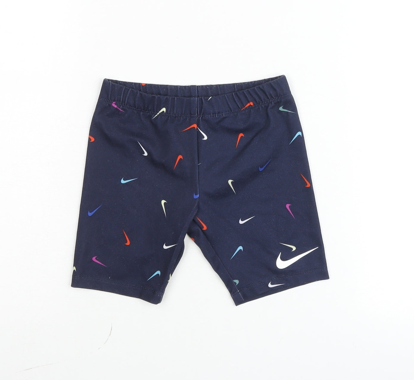 Nike Boys Blue Dri-FIT Active Shorts 6 Plus Stretch Polyester