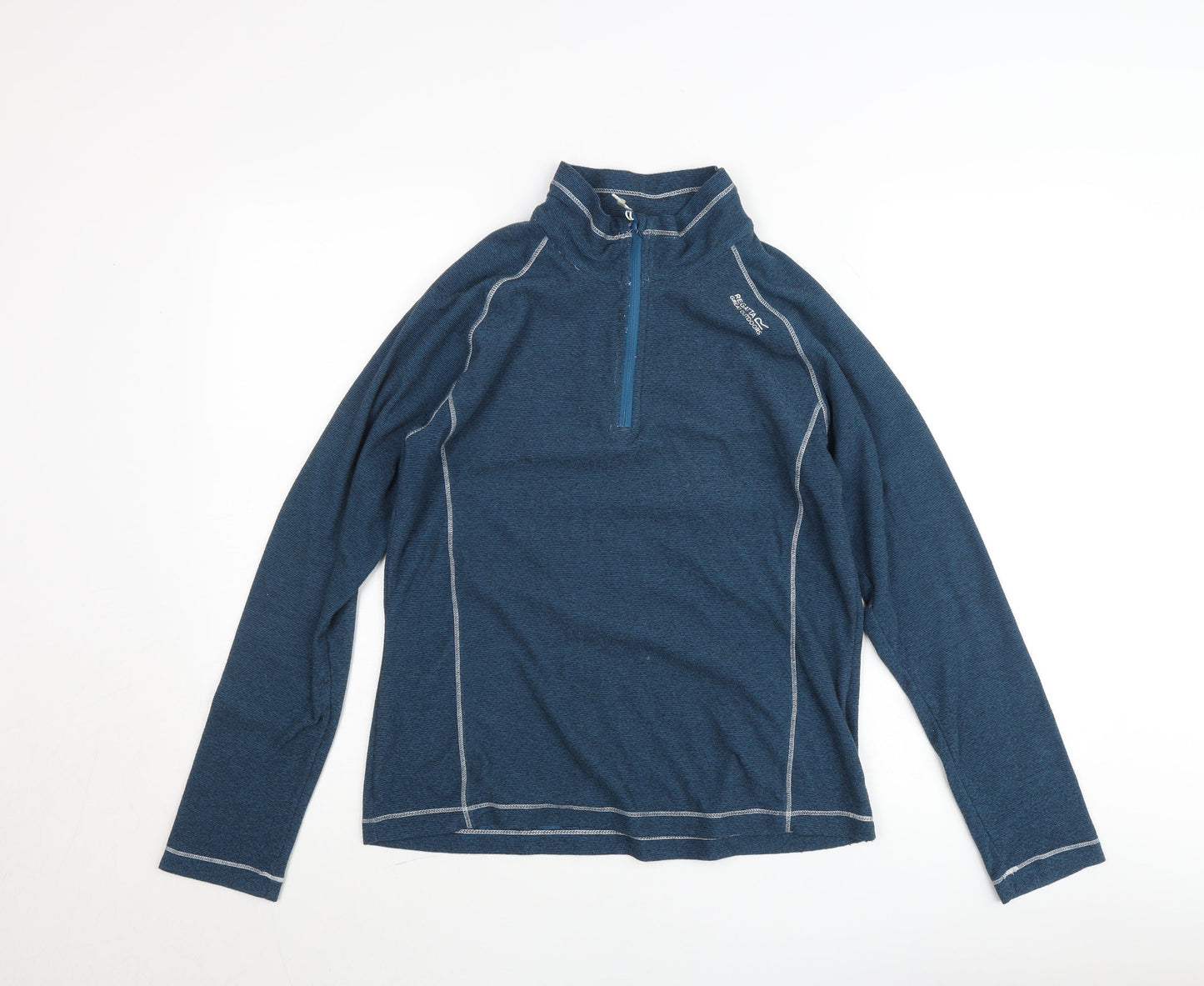 Regatta Mens Blue 1/4 Zip Outdoor Pullover Sweatshirt Size M