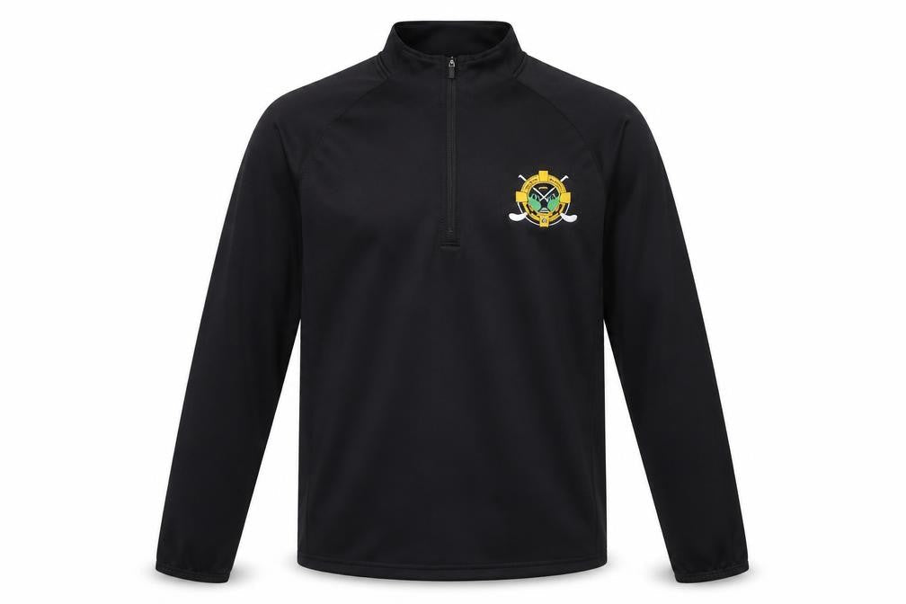 O'Neills Men's Black Slim Fit 1/4 Zip Sports Sweatshirt Size L