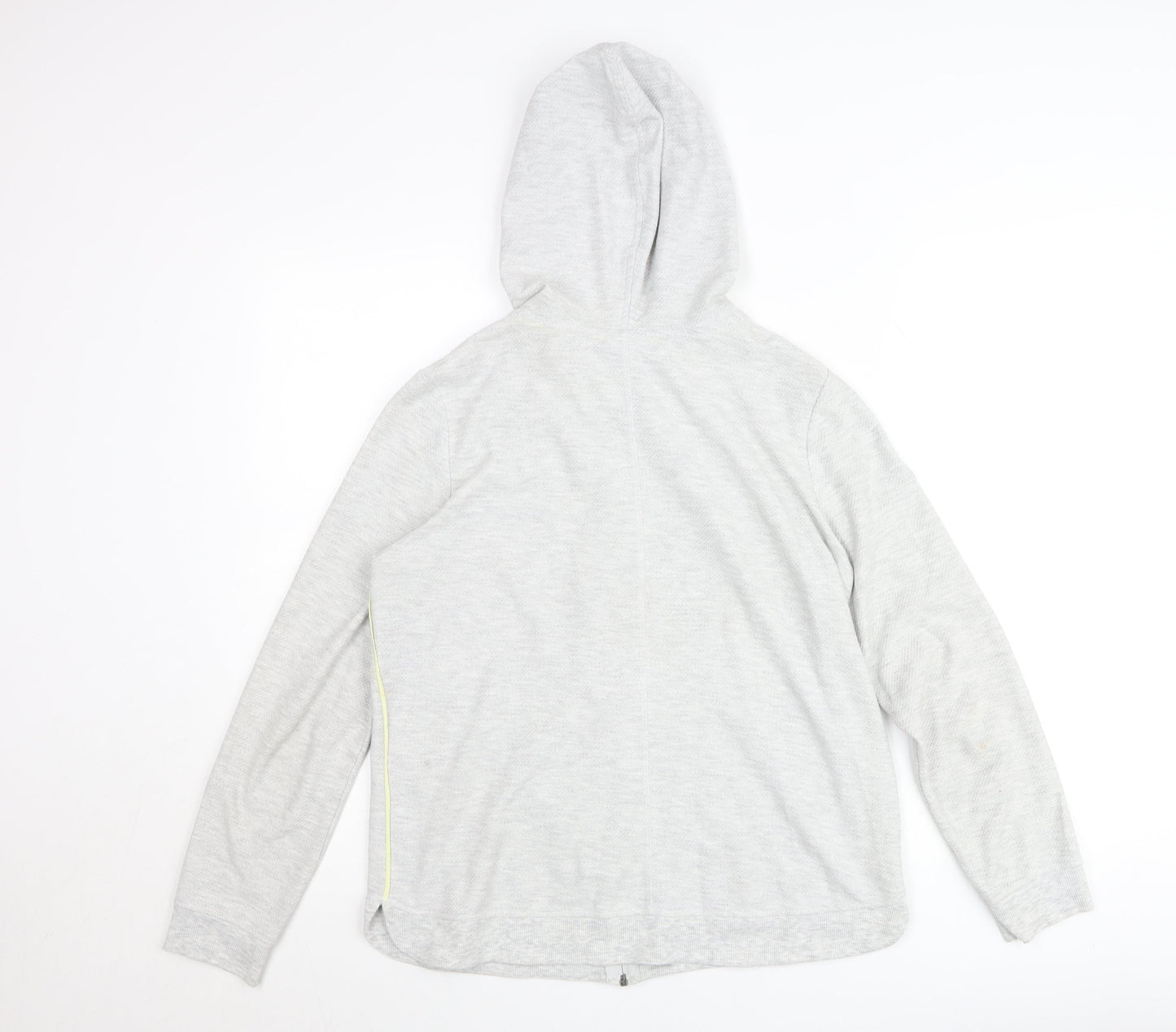 Cecil Womens Grey Hooded Full Zip Lightweight Jacket Size S
