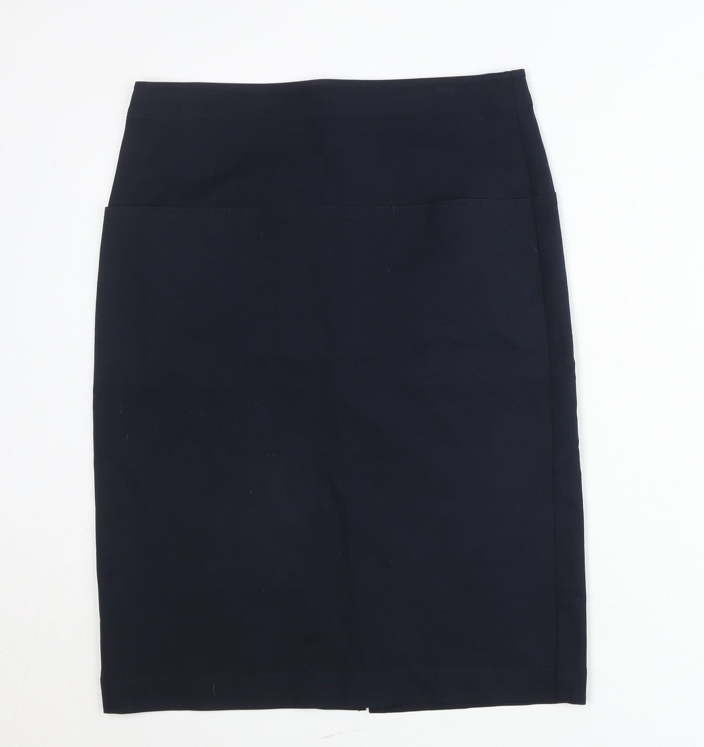 Theory Women’s Black Wool Pencil Skirt Size 10 High Waist Workwear