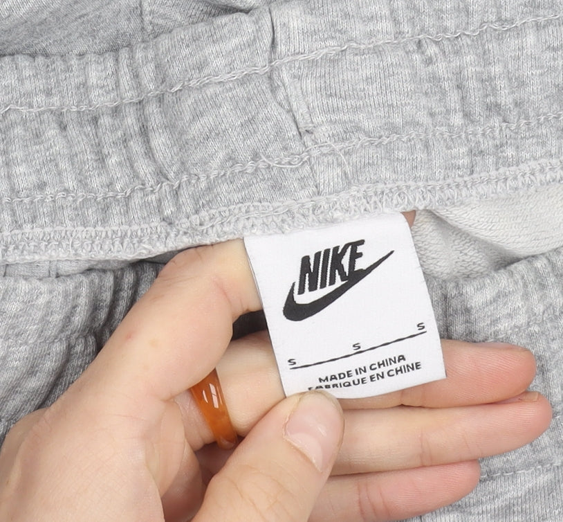 Nike Men's Grey Jogger Sweatpants Small Regular Fit with Pockets