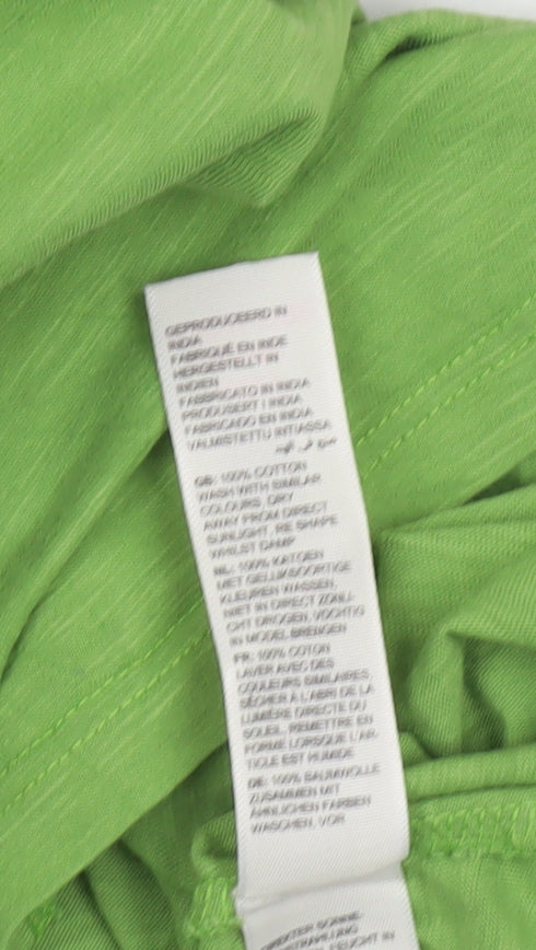 FatFace Women's Green Cotton Sleeveless Tank Top UK 20