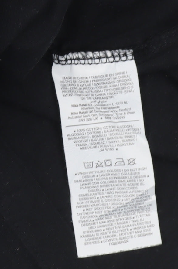 Nike Men's Black Small Graphic Logo Sports T-Shirt