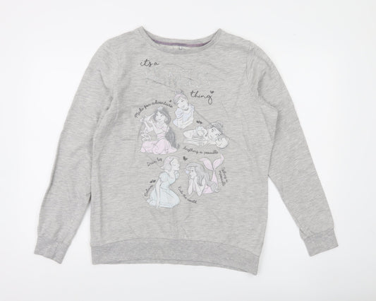 Disney at George Grey Princess Sweatshirt Women UK 12-14 Cotton Blend