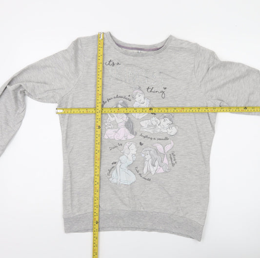 Disney at George Grey Princess Sweatshirt Women UK 12-14 Cotton Blend