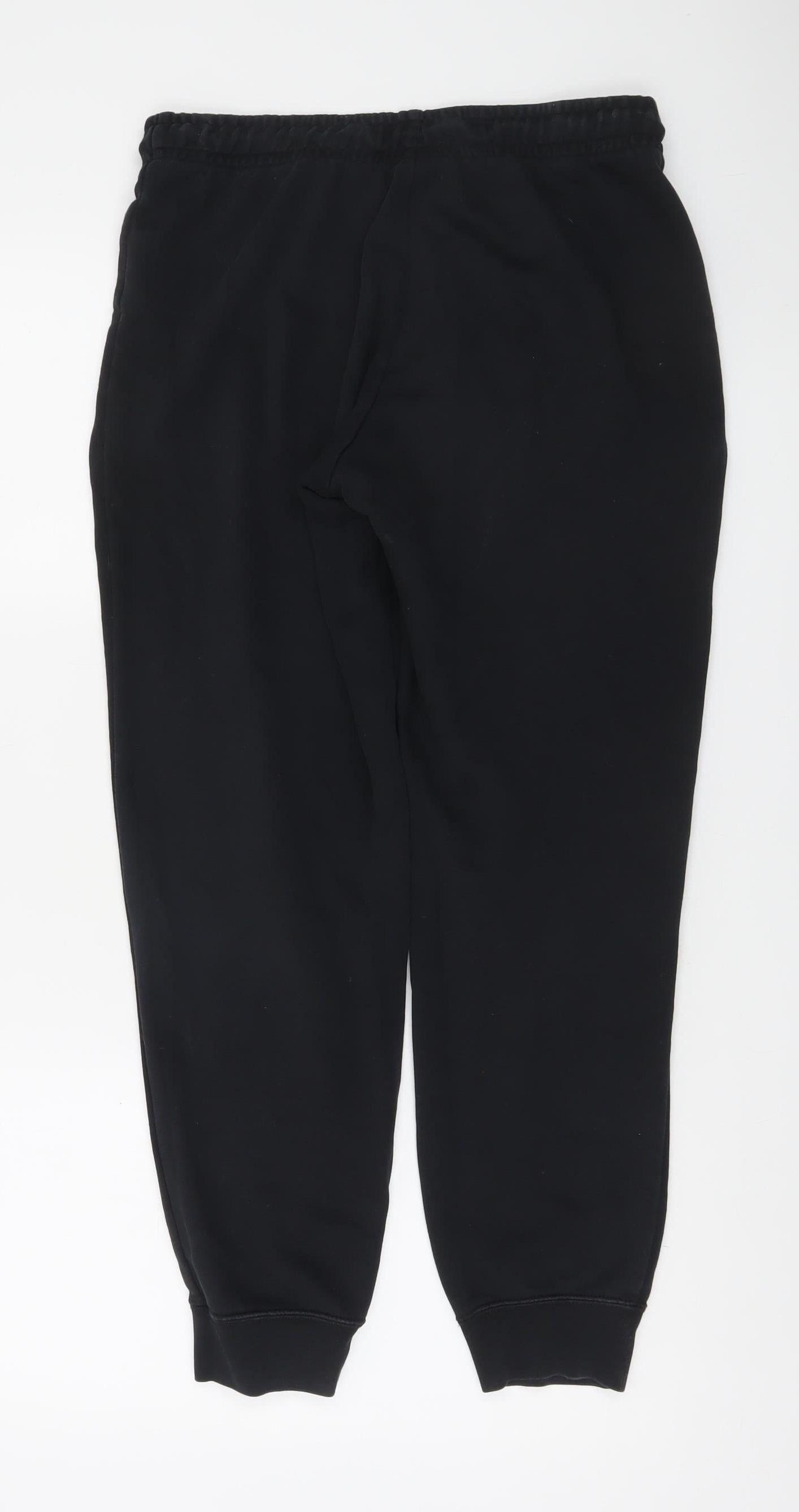 Nike Women's Black Jogger Sweatpants M Fleece Lined Casual Trousers