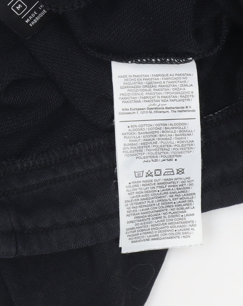 Nike Women's Black Jogger Sweatpants M Fleece Lined Casual Trousers