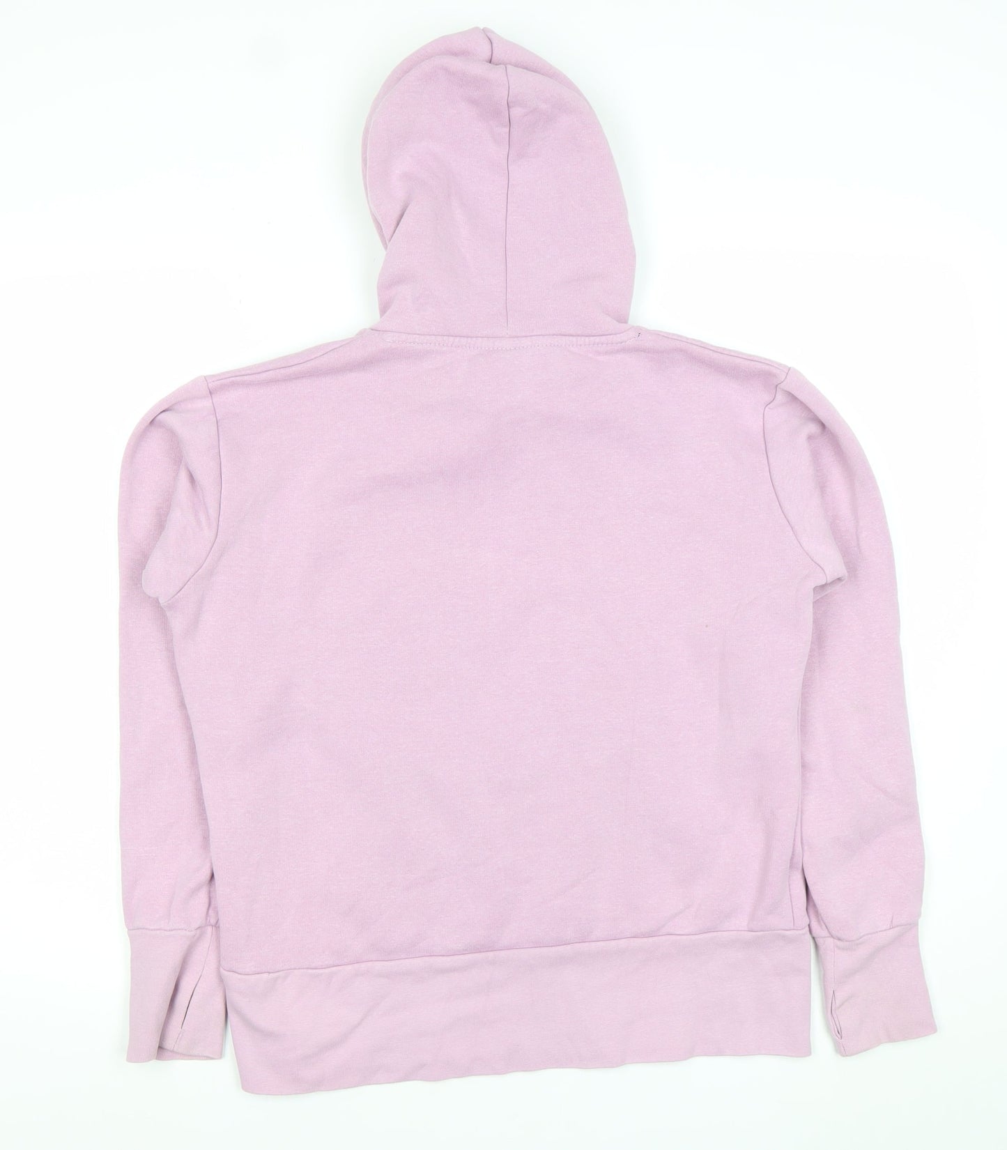 Bench Womens Pink Pullover Hoodie Size M UK 12 Cotton Blend Casual