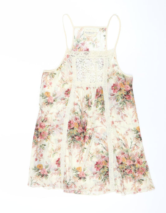 Ralph Lauren Women’s Multicoloured Floral Lace Camisole Tank Top M