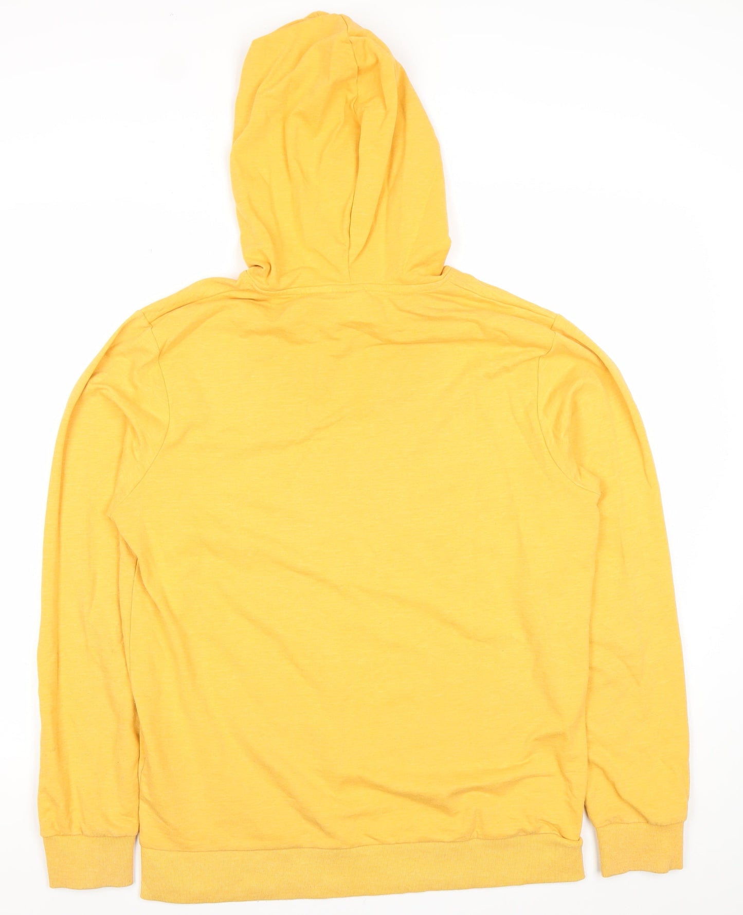 Jack & Jones Men's Yellow Pullover Hoodie Size L