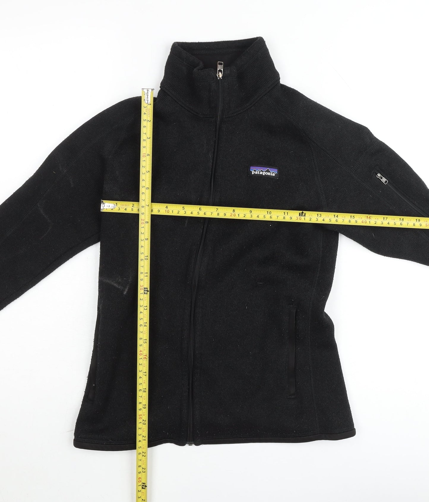 Patagonia Women's Black Fleece Full Zip Jacket Size S