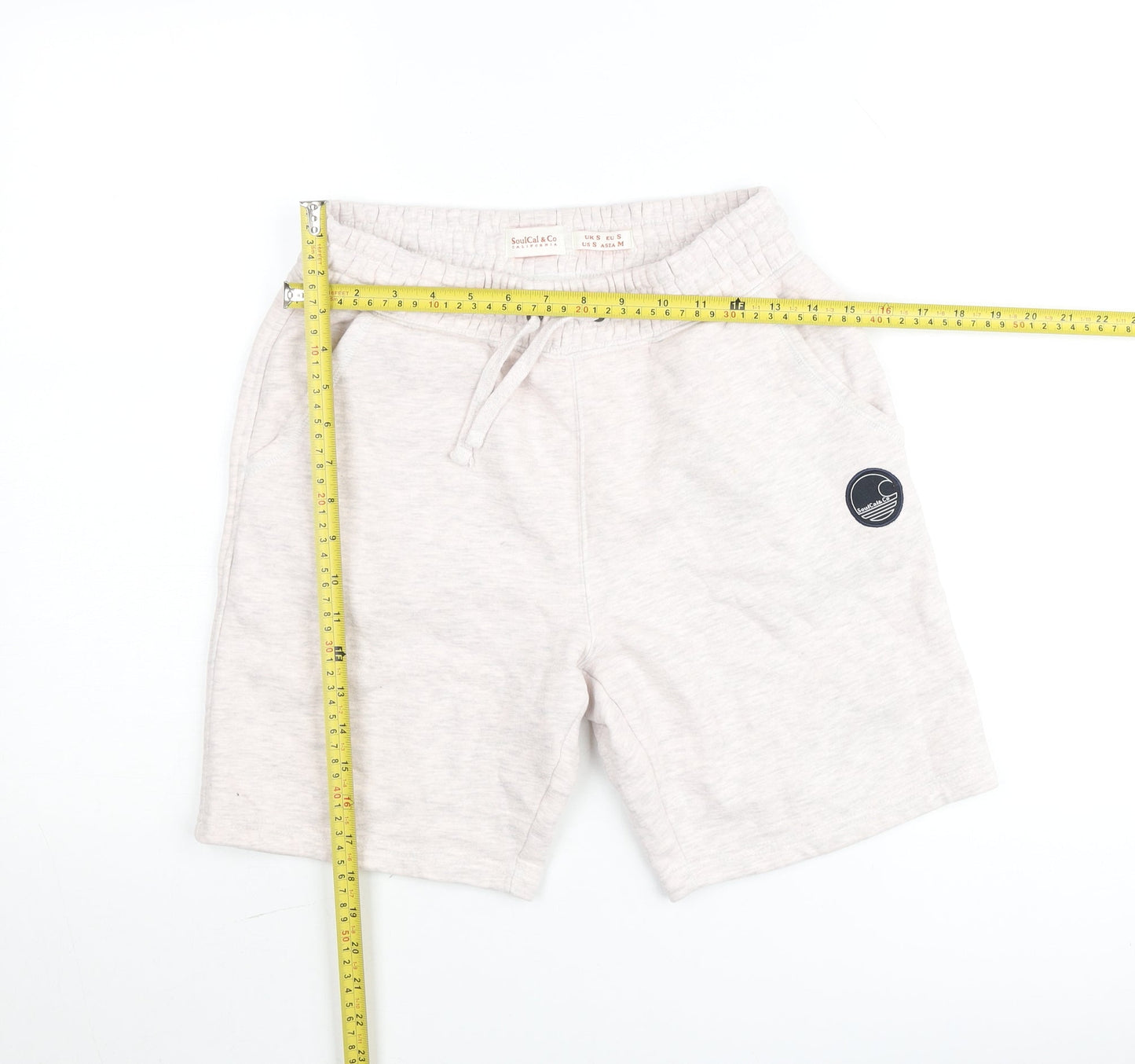SoulCal & Co Women's Beige Sweat Shorts Size S Casual Loungewear