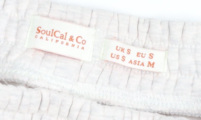 SoulCal & Co Women's Beige Sweat Shorts Size S Casual Loungewear