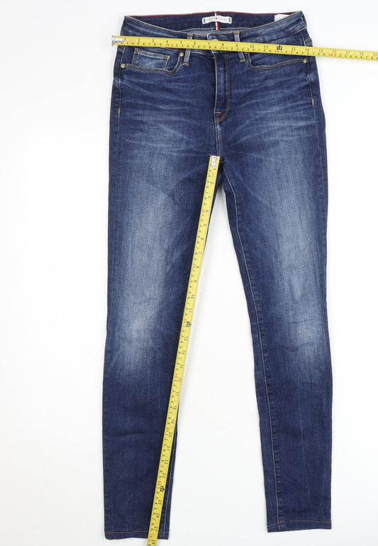 Tommy Hilfiger Men's Blue Slim Skinny Mid Rise Jeans 33W 30L