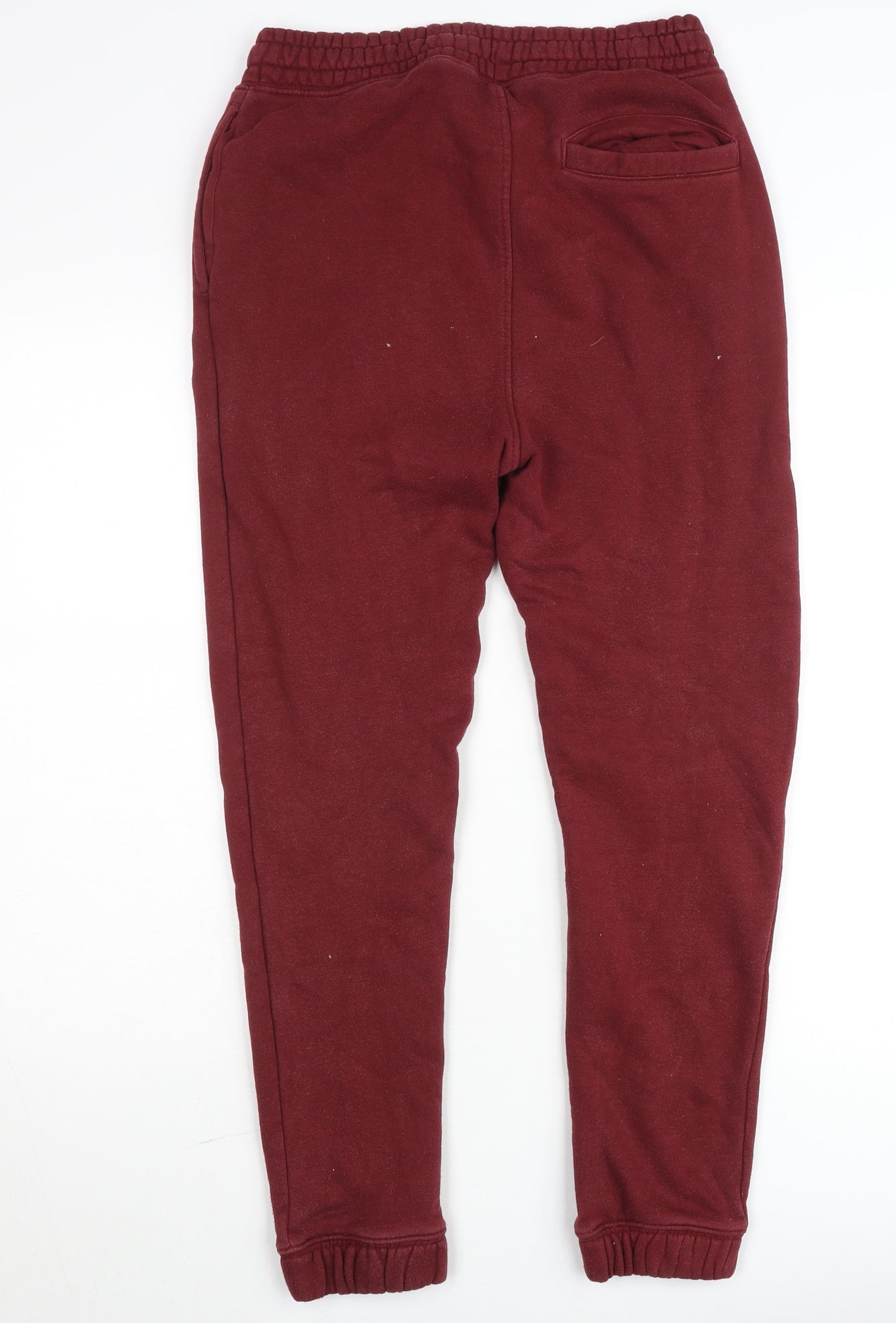 SoulCal & Co Men's Red Jogger Sweatpants Small Drawstring Cotton Blend