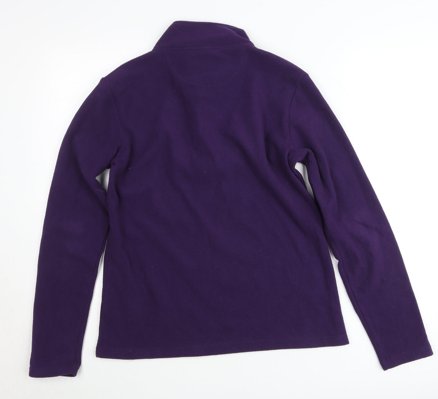 Peter Storm Women's Purple Fleece 1/4 Zip Pullover Sweatshirt Size 12