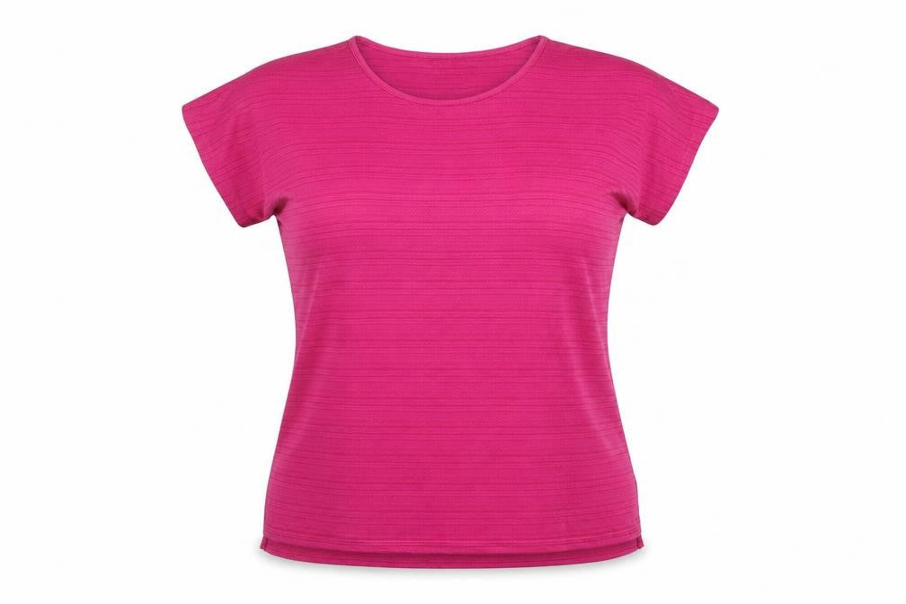 Front view of Dunnes Women's Pink Sport T-Shirt, size 14