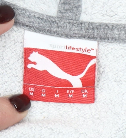 Puma Men’s Grey IRFU Rugby Pullover Hoodie Size M