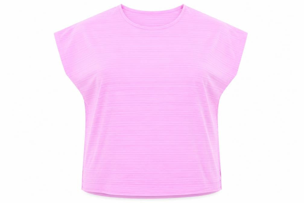 Front view of Dunnes women’s pink 2xl performance sport t-shirt