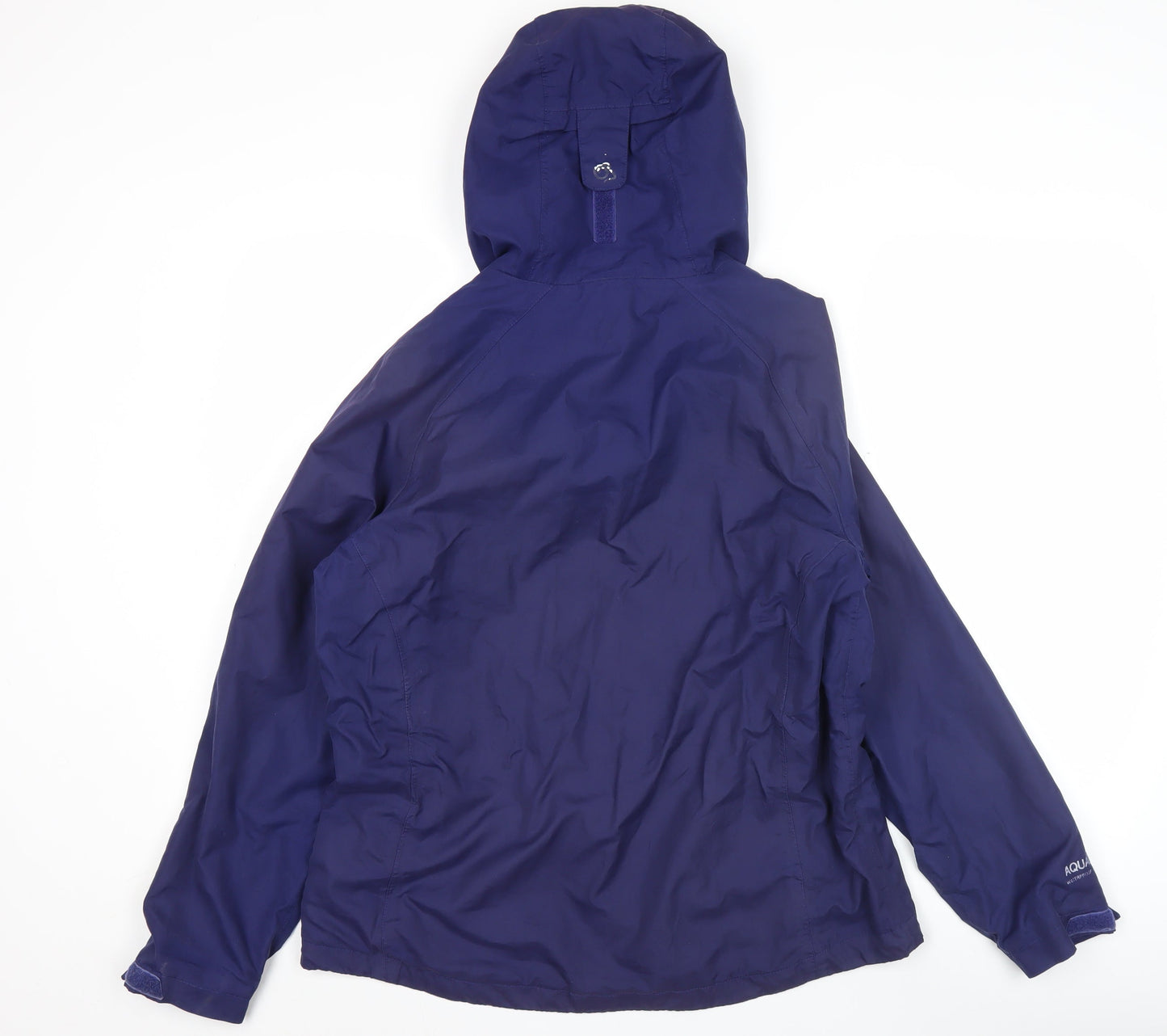 Craghoppers Womens Blue Waterproof Hooded Rain Jacket Size 14