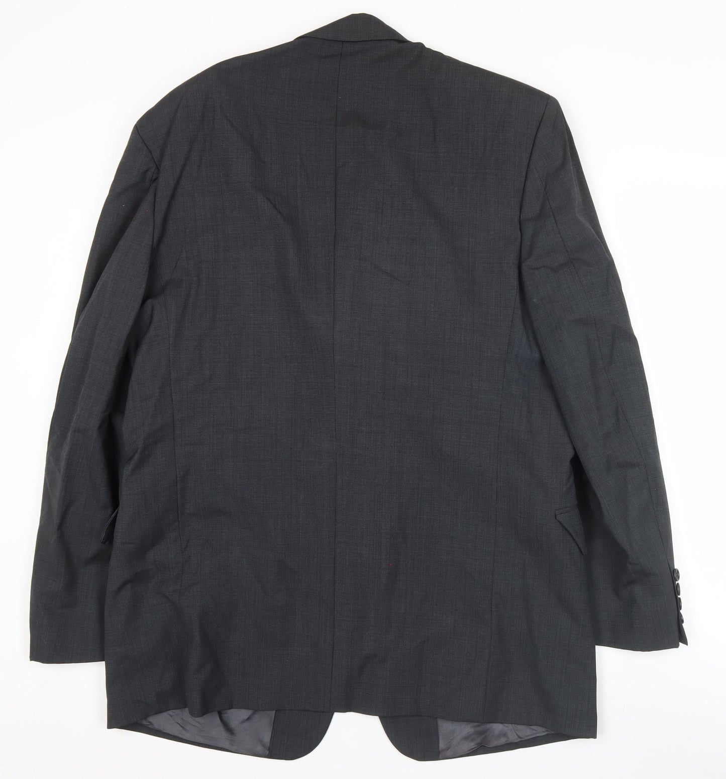 Jaeger Men's Grey Wool Blazer Jacket 42R Classic Fit Formal