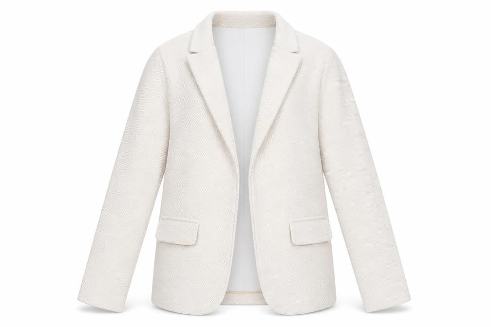 Dunnes Women’s Beige Blazer Jacket Size S Classic Mid-Length