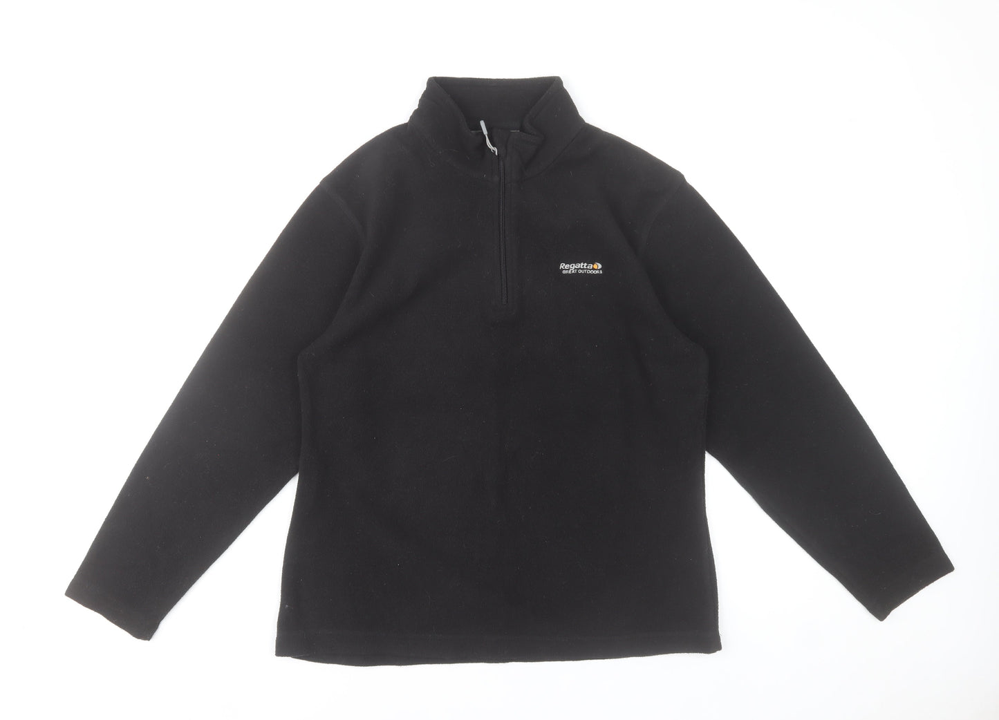 Womens UK 12 Regular Regatta Black Pullover Sweatshirt