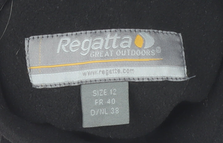 Womens UK 12 Regular Regatta Black Pullover Sweatshirt