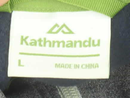 Kathmandu Men’s Blue Fleece 1/2 Zip Pullover Sweatshirt L