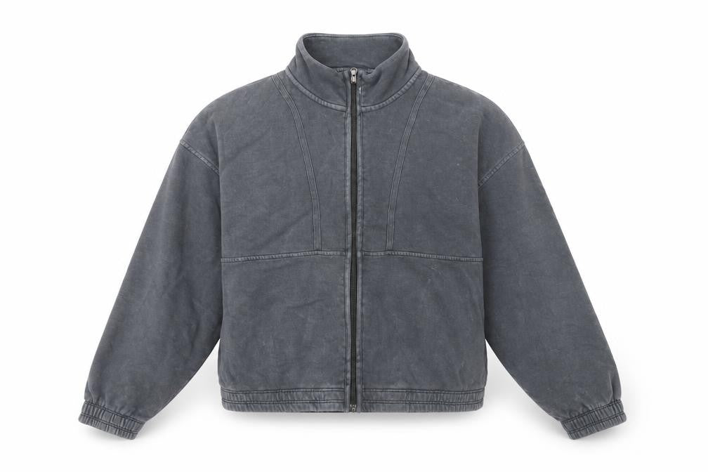 F&F Women’s Grey Full Zip Hoodie Sweatshirt UK 12-14 Cotton Blend