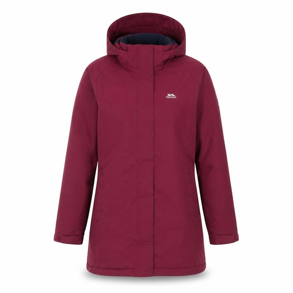 Teenss UK Size 9/10 Regular Trespass Red Polyester Blend Jacket