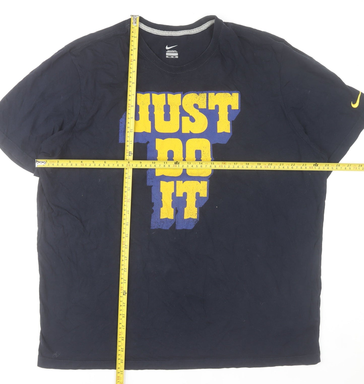 Nike Men's Blue 2XL Just Do It Graphic Sports T-Shirt
